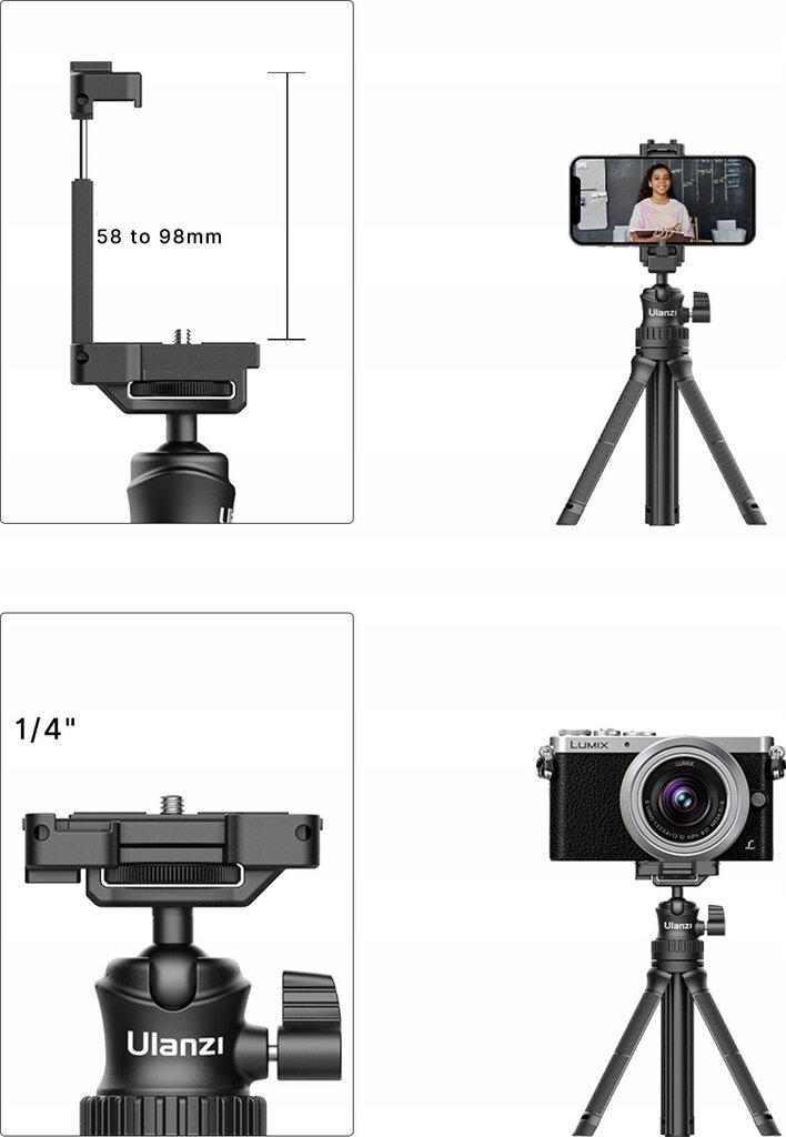 Selfiestick Ulanzi nutitelefonile MT-34 hind ja info | Selfie pulgad | hansapost.ee