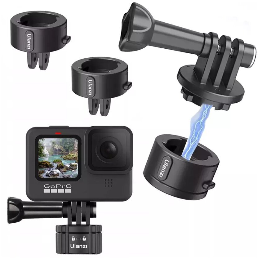 Statiiviadapter Ulanzi GP-4 1/4 magnetilise statiivi jaoks kaameratele GoPro DJI Insta hind ja info | Lisatarvikud videokaameratele | hansapost.ee