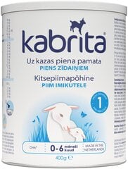 Piimasegu Kabrita 1, 0-6 kuud, 400 g цена и информация | Начальные детские смеси и смеси специального назначения | hansapost.ee