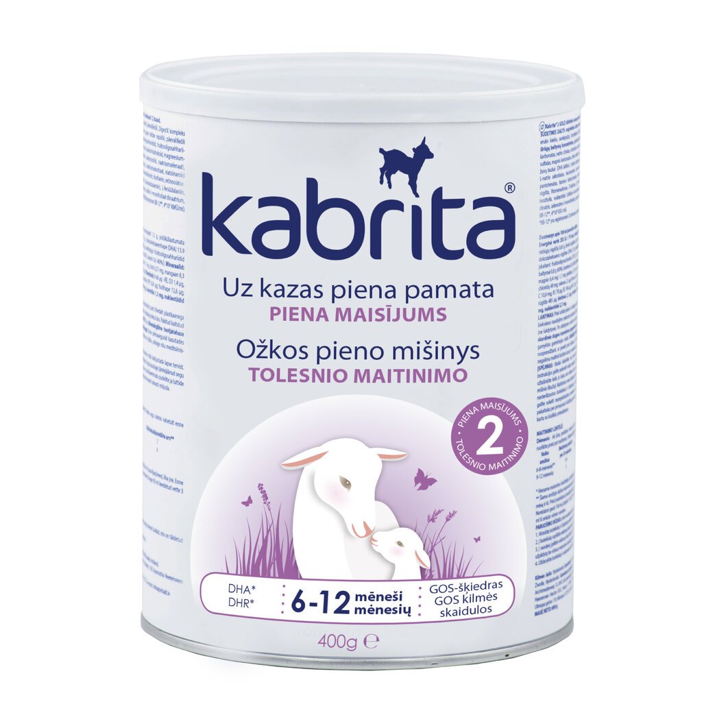 Eriotstarbeline kitsepiima piimasegu Kabrita Gold 2, alates 6. elukuust, 400 g hind ja info | Piimasegud | hansapost.ee