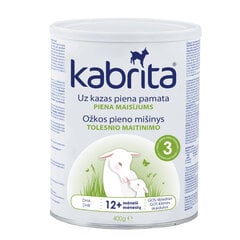 Молочный напиток на основе козьего молока для детей Kabrita Gold 3, от 12 мес., 400 г цена и информация | Детские смеси с 6 месяцев | hansapost.ee