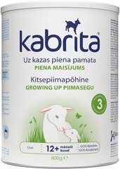 Kabrita 3 Growing-up formula 800g  - EU EST цена и информация | Детские смеси с 6 месяцев | hansapost.ee