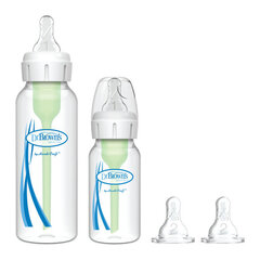 Набор бутылочек Dr. Brown's Natural Flow Options, 0 месяцев+ цена и информация | Dr. Brown's Товары для детей и младенцев | hansapost.ee