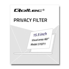 Qoltec Privacy Filter (51071) цена и информация | Охлаждающие подставки и другие принадлежности | hansapost.ee