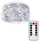 Valguskett 100 LED MicroLED puldiga "Smart", külm valge hind ja info | Jõulutuled | hansapost.ee