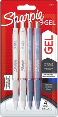 sharpie, гелевая ручка s-gel fashion, смесь цветов, 4 шт, 0,7 мм цена и информация | Письменные принадлежности | hansapost.ee