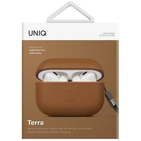 Uniq Terra AirPods Pro 2 gen toffee brown hind ja info | Kõrvaklappide tarvikud | hansapost.ee