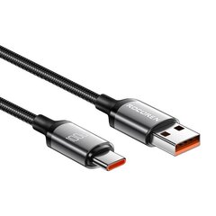 Fast Charging cable Rocoren USB-A to USB-C Retro Series 1m 100W (grey) цена и информация | Borofone 43757-uniw | hansapost.ee