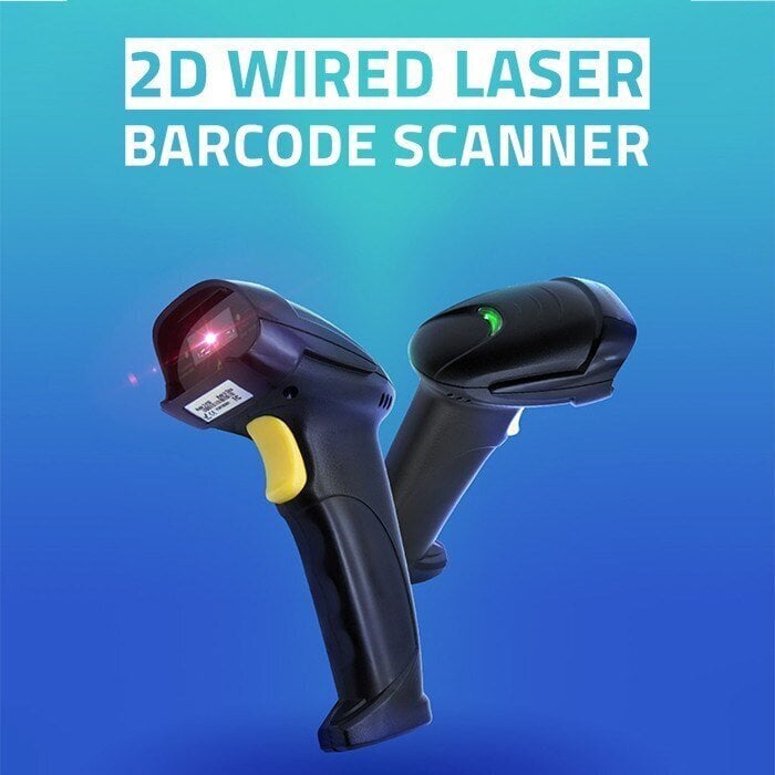 Qoltec Laser Barcode Scanner 50853 цена и информация | Nutiseadmed ja lisatarvikud | hansapost.ee