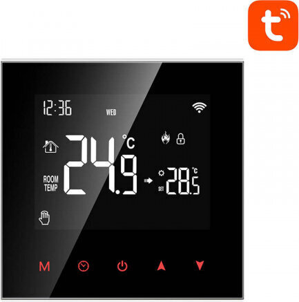 Nutikas programmeeritav termostaat veeküttesüsteemidele Avatto ZWT100 3A Zigbee Tuya hind ja info | Andurid, sensorid | hansapost.ee