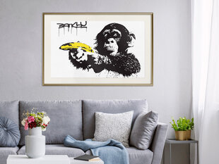 Товар с повреждённой упаковкой. Плакат Banksy: Banana Gun цена и информация | Товары для интерьера с поврежденной упаковкой | hansapost.ee