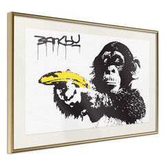 Товар с повреждённой упаковкой. Плакат Banksy: Banana Gun цена и информация | Товары для интерьера с поврежденной упаковкой | hansapost.ee