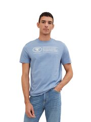 Мужская футболка Tom Tailor, голубая цена и информация | Мужские футболки | hansapost.ee