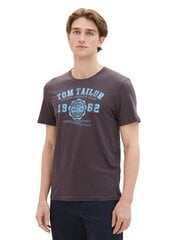 Мужская футболка Tom Tailor, темно-серый цвет цена и информация | Мужские футболки | hansapost.ee