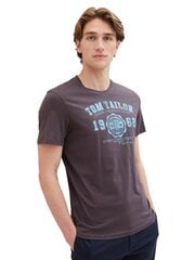 Мужская футболка Tom Tailor, темно-серый цвет цена и информация | Мужские футболки | hansapost.ee