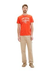 Мужская футболка Tom Tailor, оранжевый цвет цена и информация | Мужские футболки | hansapost.ee