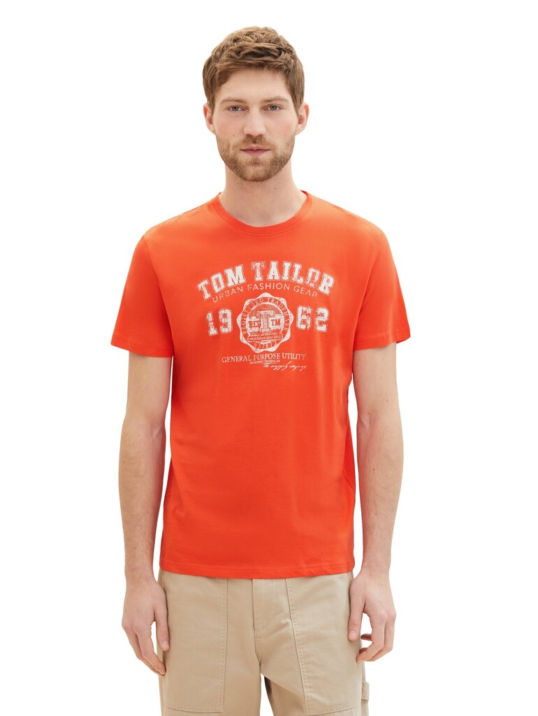Tom Tailor meeste T-särk, oranž hind ja info | T-särgid meestele | hansapost.ee