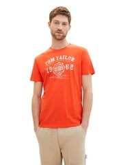 Мужская футболка Tom Tailor, оранжевый цвет цена и информация | Мужские футболки | hansapost.ee