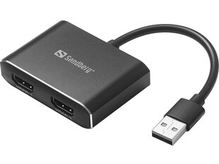 Sandberg 134-35 цена и информация | Адаптеры и USB-hub | hansapost.ee