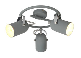 Candellux laevalgusti Gray 3, hall hind ja info | Laelambid | hansapost.ee