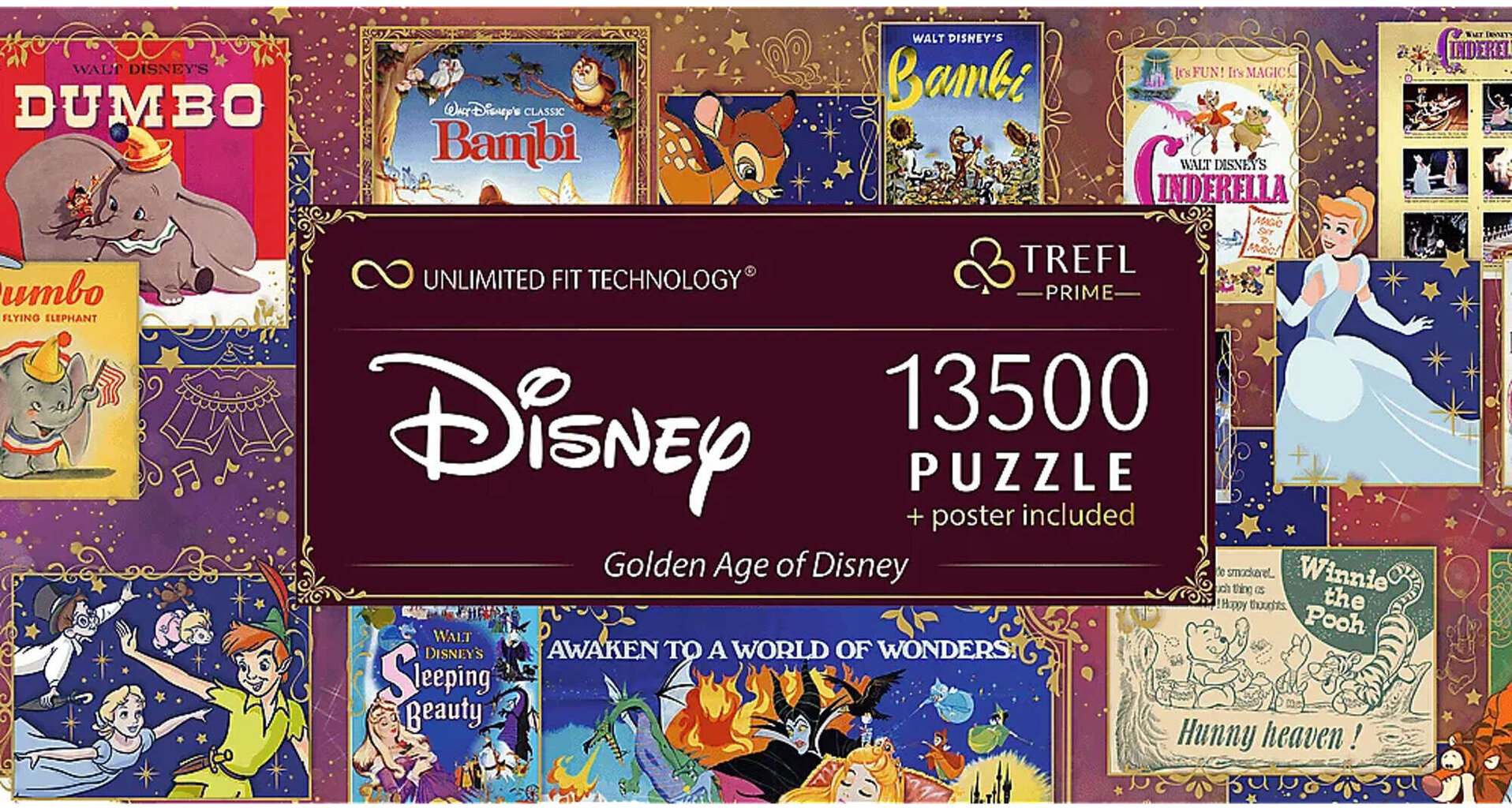 Pusle Trefl UFT Disney kuldajastu, 13500 tk цена и информация | Pusled lastele ja täiskasvanutele | hansapost.ee