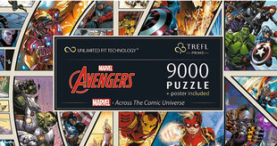 Pusle Trefl UFT Avengers Marvel Across the Comic Universe, 9000 tk цена и информация | Пазлы | hansapost.ee