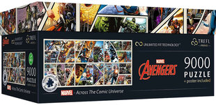 Pusle Trefl UFT Avengers Marvel Across the Comic Universe, 9000 tk hind ja info | Pusled lastele ja täiskasvanutele | hansapost.ee