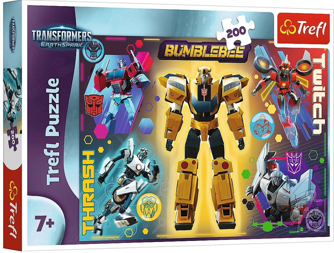 Pusle Transformers Trefl, 200 tk цена и информация | Pusled lastele ja täiskasvanutele | hansapost.ee