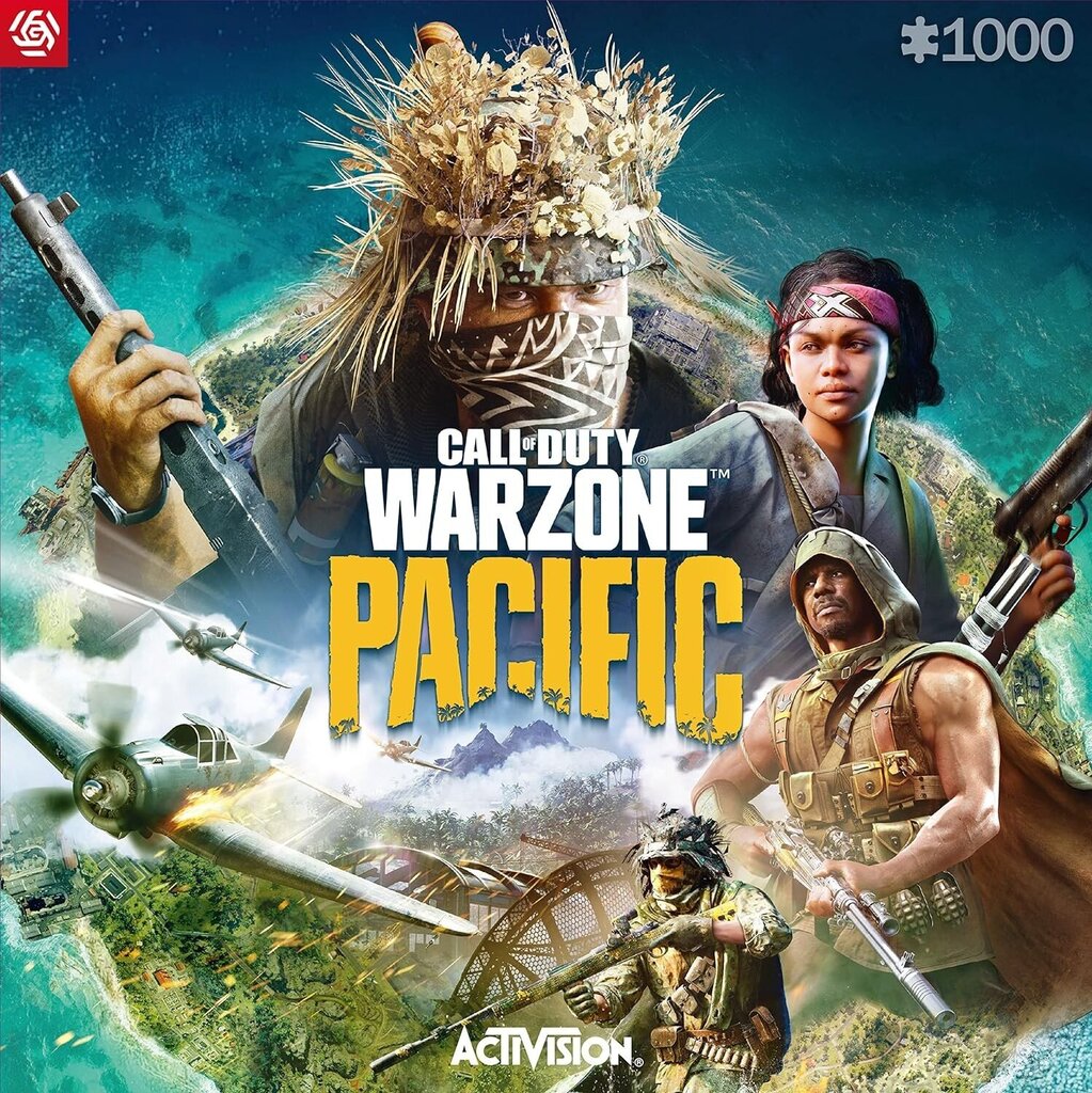 Pusle Call of Duty Warzone Pacific Good Loot Puzzle, 1000 tk цена и информация | Pusled lastele ja täiskasvanutele | hansapost.ee