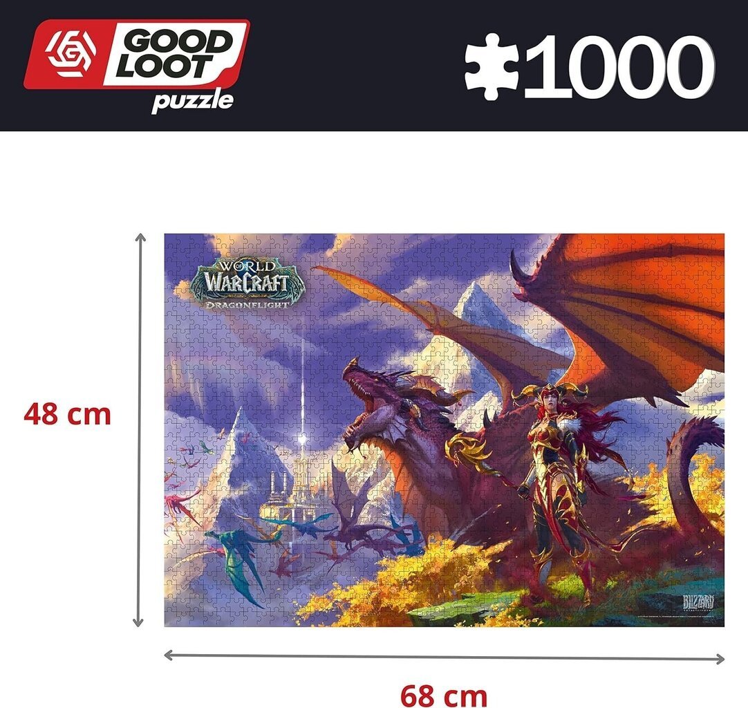 Pusle Good Loot World of Warcraft Dragonflight, 1000 tk цена и информация | Pusled lastele ja täiskasvanutele | hansapost.ee