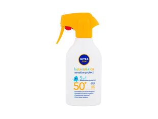 Päevituskreem Sun Babies & Kids Sensitive Protect Spray Sun Body Lotion Nivea hind ja info | Päikesekaitse ja päevitusjärgsed kreemid | hansapost.ee