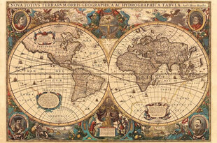 Пазл Карта старого мира Ravensburger, 5000 цена и информация | Пазлы | hansapost.ee