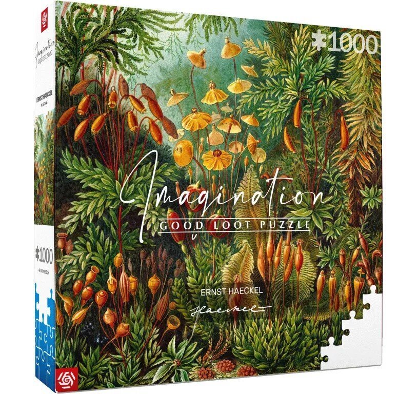 Taimedega pusle Kujutlusvõime Ernst Haeckel Muscinae, 1000 tk цена и информация | Pusled lastele ja täiskasvanutele | hansapost.ee