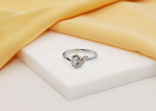 Brilio Silver Элегантное серебряное кольцо с цирконами RI048W цена и информация | Кольцо | hansapost.ee