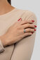 Brilio Silver hõbedane sõrmus tsirkoonidega RI048W цена и информация | Sõrmused | hansapost.ee