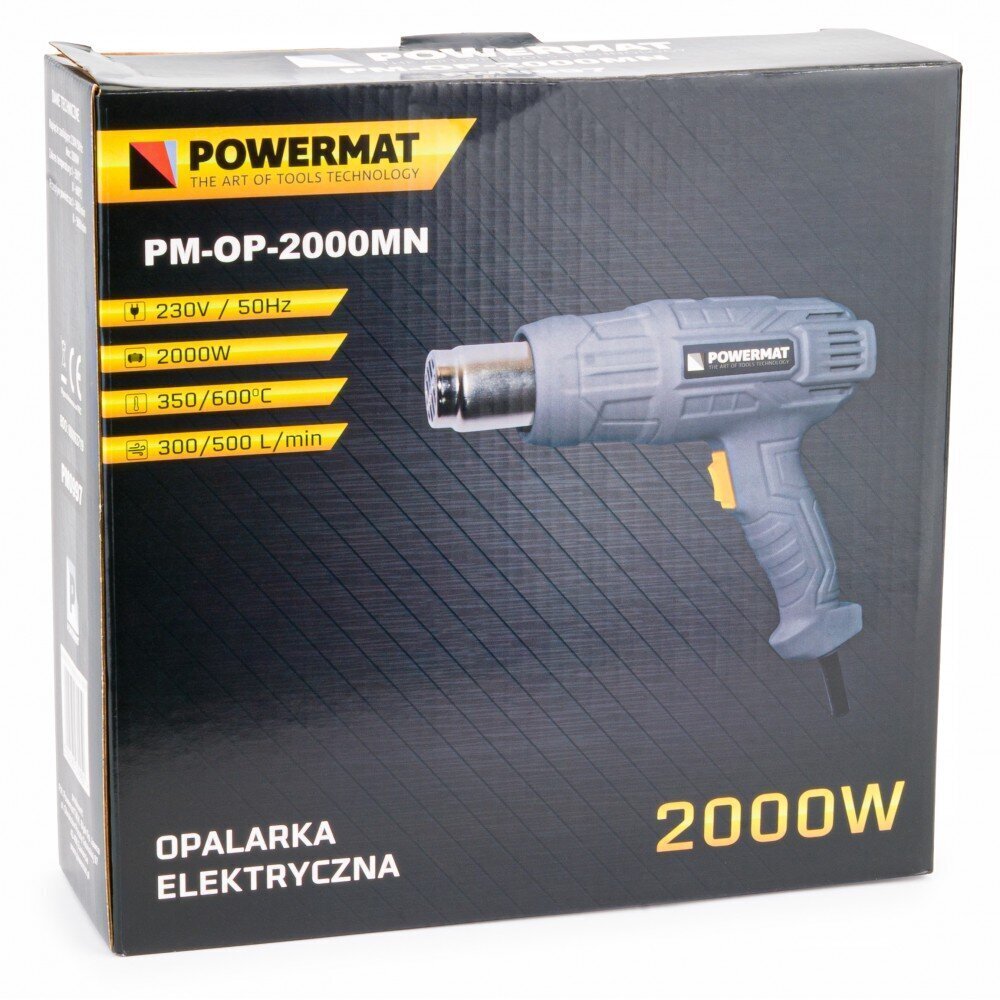 Elektriline kuumapüstol Powermat 2000W hind ja info | Kuumaõhupuhurid | hansapost.ee