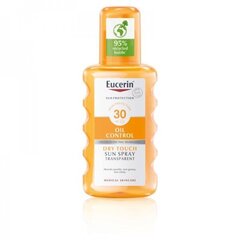 Värvitu päikesekaitsesprei SPF-30 Eucerin Sun, 200ml price and information | Päikesekaitse ja päevitusjärgsed kreemid | hansapost.ee