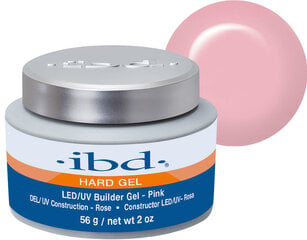 Küünegeel Ibd Hard Builder Gel LED/UV, Pink, 56 g hind ja info | Maniküüri ja pediküüri tarvikud | hansapost.ee