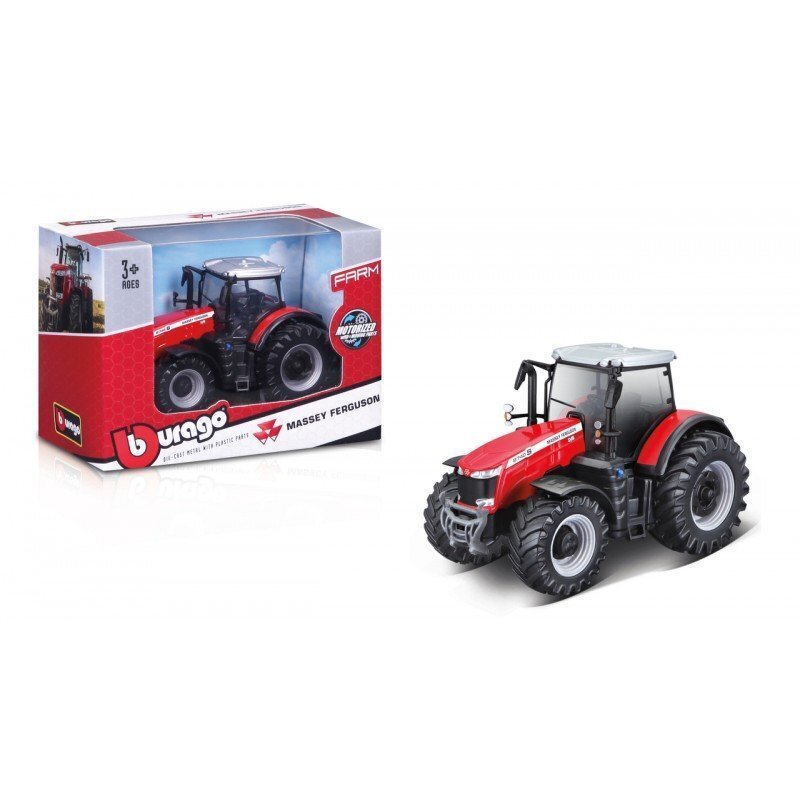 Mängutraktor Bburago Massey Ferguson 8740S цена и информация | Mänguasjad poistele | hansapost.ee