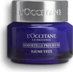 Бальзам для области вокруг глаз L'Occitane En Provence Immortelle Precious цена и информация | Сыворотки, кремы для век | hansapost.ee