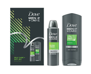 Men+ Care Extra Fresh kehahoolduse kinkekomplekt hind ja info | Dove Parfüümid, lõhnad ja kosmeetika | hansapost.ee