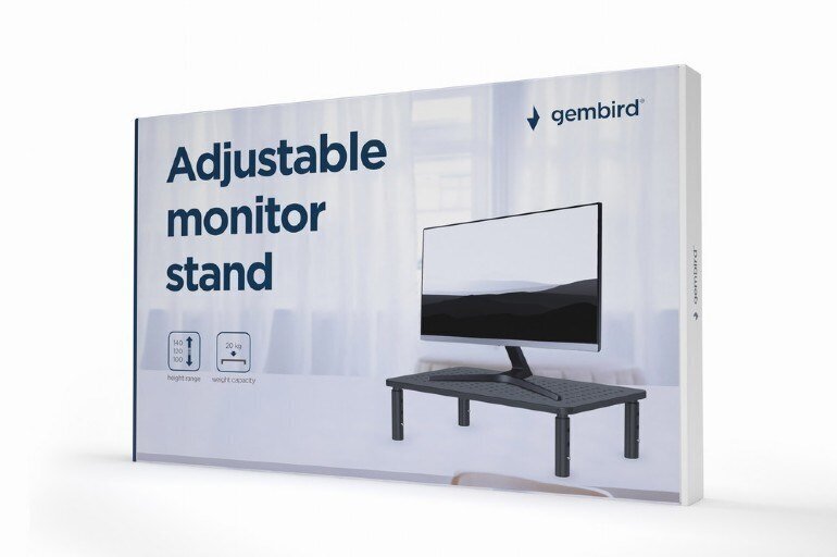 Monitorikinnitus Gembird MS-TABLE-01, must цена и информация | Televiisori alused | hansapost.ee