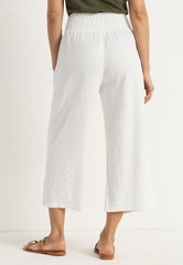 Cellbes naiste 3/4 linasest püksid LISETTE, valge hind ja info | Püksid naistele | hansapost.ee