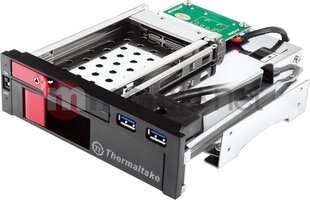 Thermaltake Duo HDD Dock 2.5" / 3.5" SATA3 + 2xUSB 3.0 Black (ST0026Z) цена и информация | Аксессуары для компонентов | hansapost.ee