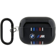 BMW BMAP222SWTK AirPods Pro 2 gen cover czarny|black Multiple Colored Lines цена и информация | Аксессуары для наушников | hansapost.ee