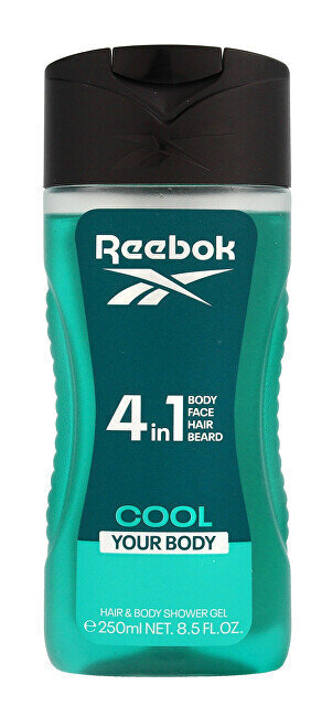 Dušigeel Reebok Cool Your Body, 250 ml цена и информация | Dušigeelid, õlid | hansapost.ee