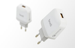 Зарядное устройство 1xUSB-A Budi 18 Вт (белое) цена и информация | Budi Телефоны и аксессуары | hansapost.ee