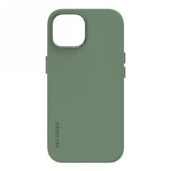 Decoded - silicone protective case for iPhone 15 compatible with MagSafe (sage leaf green) цена и информация | Decoded Мобильные телефоны, Фото и Видео | hansapost.ee