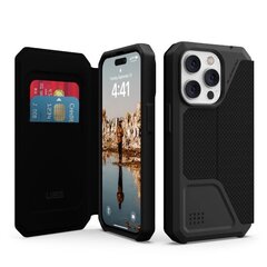 UAG Metropolis case for iPhone 14 Pro with flap - black kevlar цена и информация | Чехлы для телефонов | hansapost.ee