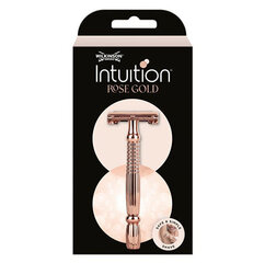 Naiste metallist pardel Intuition Double Edge Rose Gold (Razor) + 10 tera hind ja info | Wilkinson Sword Parfüümid, lõhnad ja kosmeetika | hansapost.ee